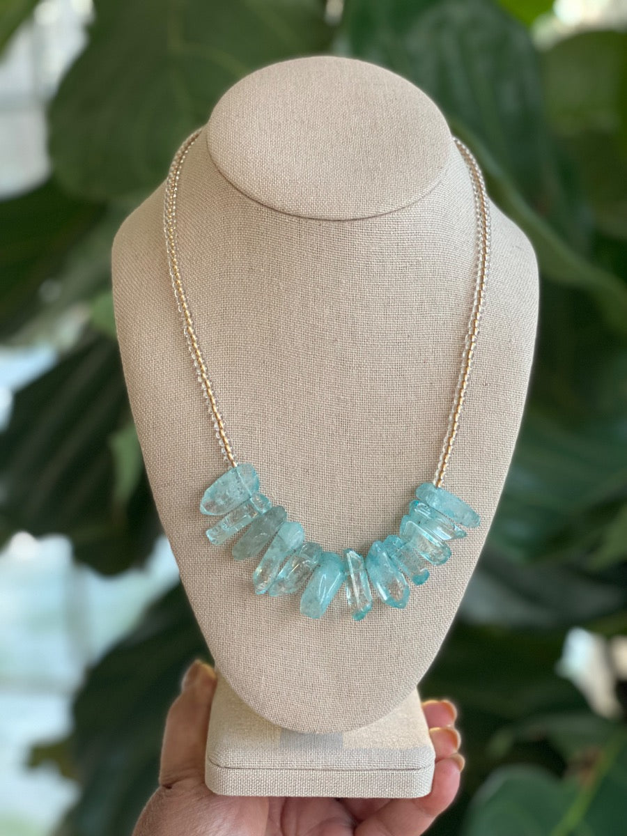 Collar Aguamarina