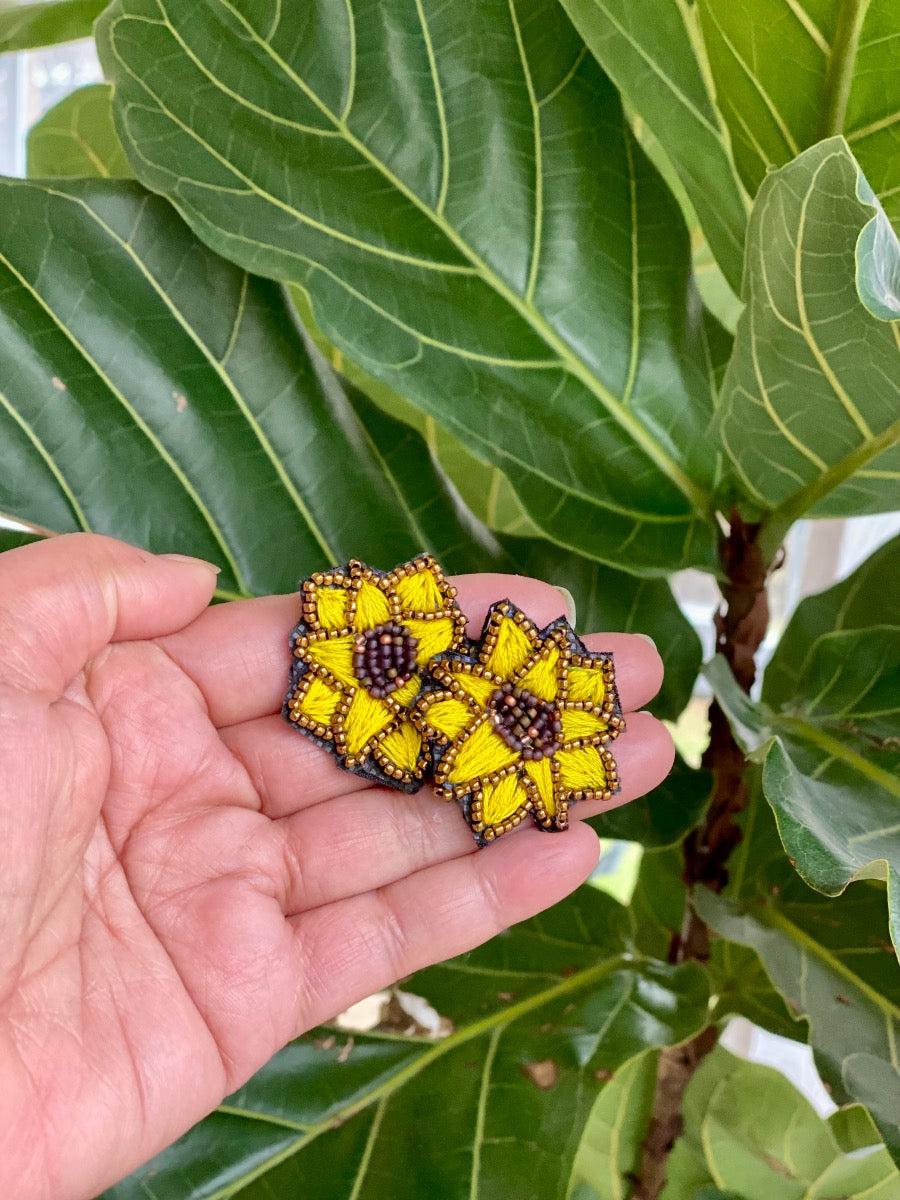 Sunflower Earrings