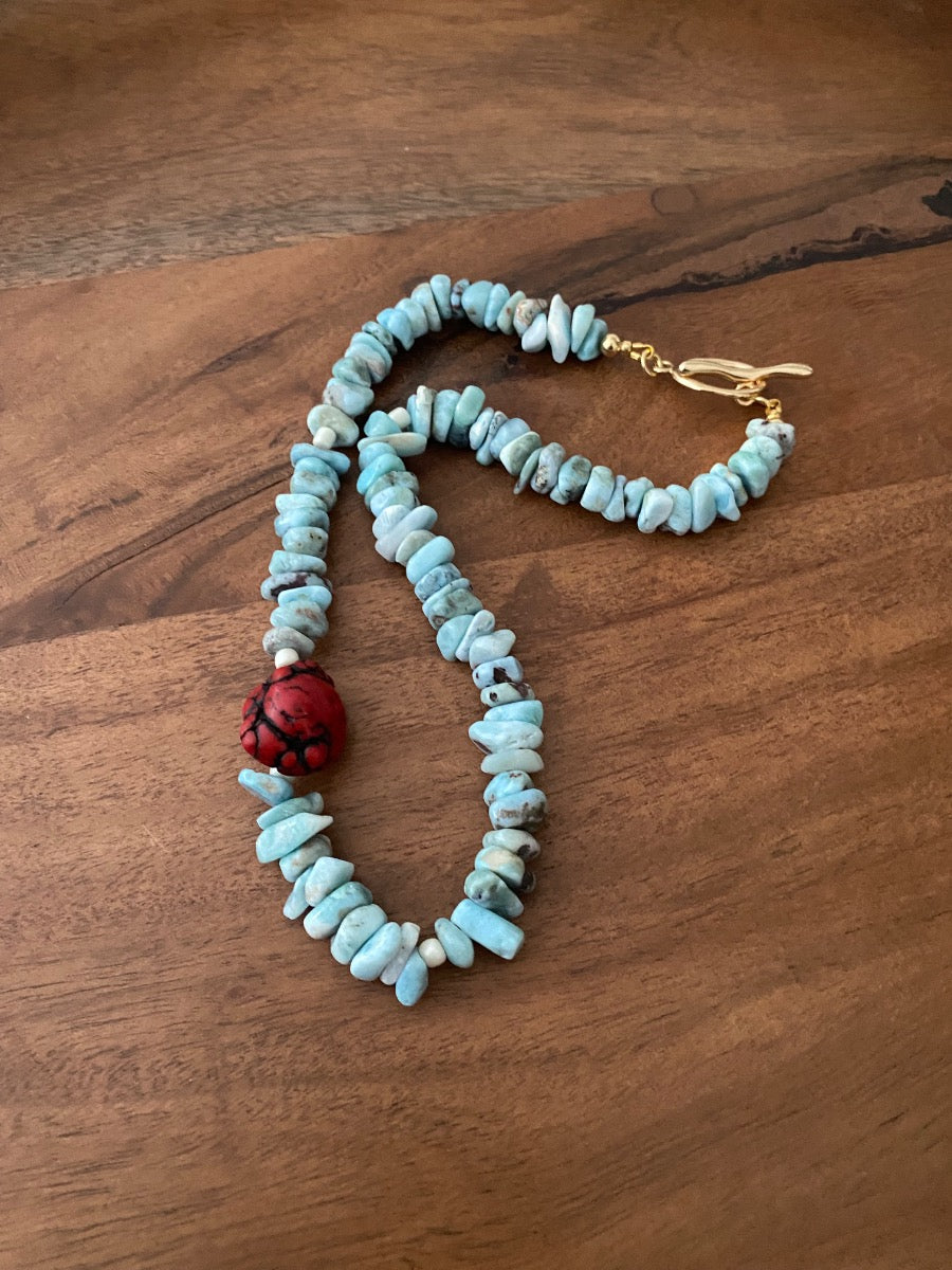 Necklace Larimar